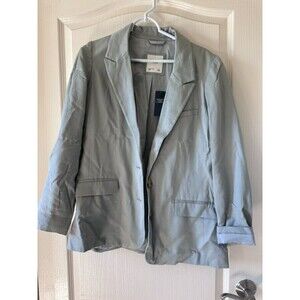 NWT Abercrombie & Fitch Sage Green Blazer Large